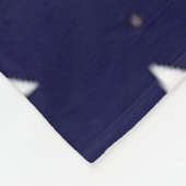 愛国的波 フリースブランケット (角)