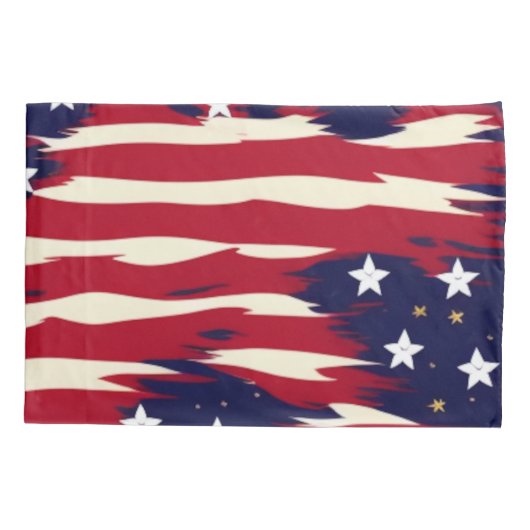 愛国的波 枕カバー (裏面-左)