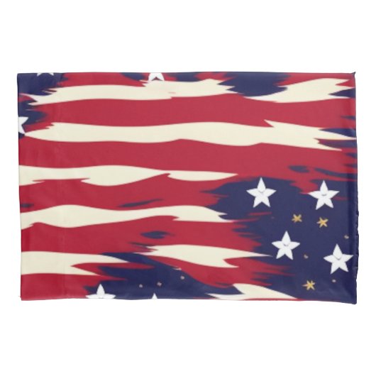 愛国的波 枕カバー (正面左)