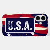愛国的波 Case-Mate iPhoneケース (裏面 (横))