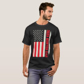 愛国的狩りシーズンハンツマンディアハンターパパ Tシャツ (正面フル)