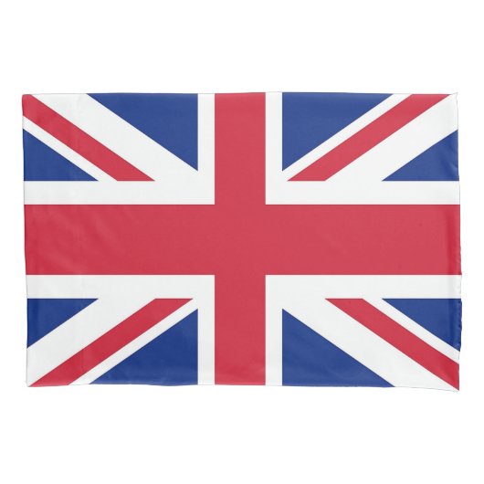 愛国的独身のな英国国旗統一された 枕カバー (正面)