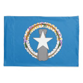 愛国的独身のピラロケース北部マリアナ国旗 枕カバー (裏面)