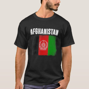 愛国的男性女性子供動揺してたちAfghanistan Fl Tシャツ