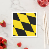 愛国的紙ナプキンとミュンヘン州旗 スタンダードカクテルナプキン (インサイチュ)