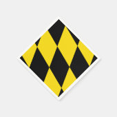 愛国的紙ナプキンとミュンヘン州旗 スタンダードカクテルナプキン (角)