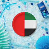 愛国的紙プレートとアラブ首長国連邦の国旗 ペーパープレート (パーティー)