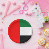 愛国的紙プレートとアラブ首長国連邦の国旗 ペーパープレート (パーティー)
