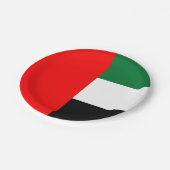 愛国的紙プレートとアラブ首長国連邦の国旗 ペーパープレート (アングル)