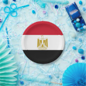 愛国的紙プレートとエジプト国旗 ペーパープレート (パーティー)