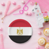 愛国的紙プレートとエジプト国旗 ペーパープレート (パーティー)