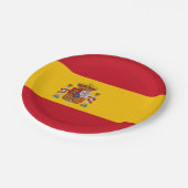 愛国的紙プレートとスペイン国旗 ペーパープレート (アングル)