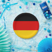 愛国的紙プレートとドイツ国旗 ペーパープレート (パーティー)