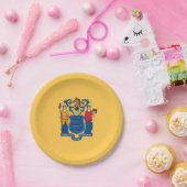 愛国的紙プレートとニュージャージー州旗 ペーパープレート (パーティー)