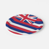 愛国的紙プレートとハワイ州旗 ペーパープレート (アングル)