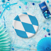 愛国的紙プレートとバイエルン州旗 ペーパープレート (パーティー)