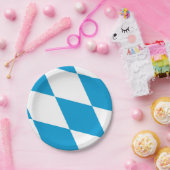 愛国的紙プレートとバイエルン州旗 ペーパープレート (パーティー)