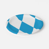 愛国的紙プレートとバイエルン州旗 ペーパープレート (アングル)