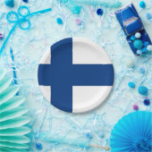 愛国的紙プレートとフィンランド国旗 ペーパープレート (パーティー)