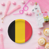 愛国的紙プレートとベルギー国旗 ペーパープレート (パーティー)