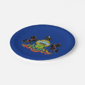 愛国的紙プレートとペンシルバニア州旗 ペーパープレート (アングル)