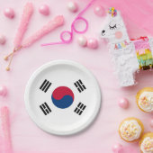 愛国的紙プレートと韓国国旗 ペーパープレート (パーティー)