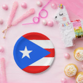 愛国的紙プレートプエルトリコ国旗 ペーパープレート (パーティー)