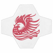 愛国的素晴らしなイーグルのデジタル作品 サッカーボール (フラット)