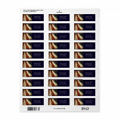 愛国的素朴なアメリカの木製建築 ラベル (フルシート)