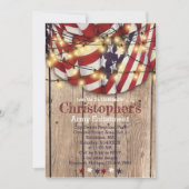 愛国的素朴赤白青サービスの加入 招待状 (正面)