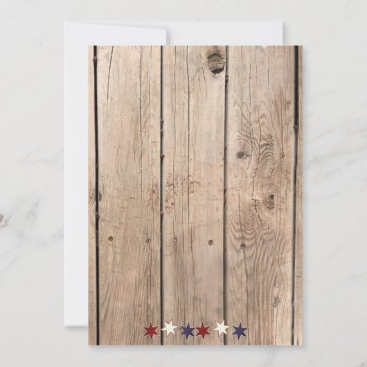 愛国的素朴赤白青ファミリー懇親会 招待状 (裏面)