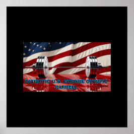 愛国的統一された州クロムバーベルセット ポスター