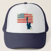 愛国的自由の旗帽子 キャップ (正面)