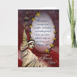 愛国的自由サンキューカード サンキューカード