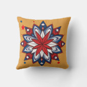 愛国的自由パレード – 7月ヴィンテージ4日アメリカ クッション (裏面)