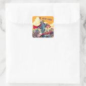 愛国的自由パレード – 7月ヴィンテージ4日アメリカ スクエアシール (バッグ)