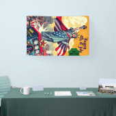 愛国的自由パレード – 7月ヴィンテージ4日アメリカ 横断幕 (トレードショー)