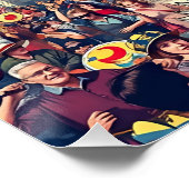 愛国的自由パレード – 7月4日ヴィンテージ ポスター (コーナー)