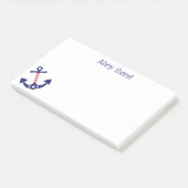 愛国的航海のいかりアホイ引用文10 x 6 ポストイット (アングル)