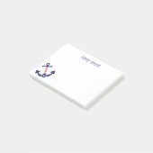 愛国的航海のいかりアホイ4 x 3 ポストイット (アングル)