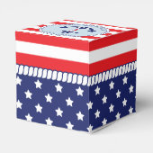 愛国的航海のいかり赤ちゃんシャワー フェイバーボックス (裏面サイド)