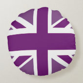 愛国的英国連合ジャック国旗のラウンドクッション ラウンドクッション (裏面)