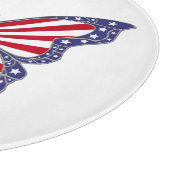 愛国的蝶の切断ボード カッティングボード (角)