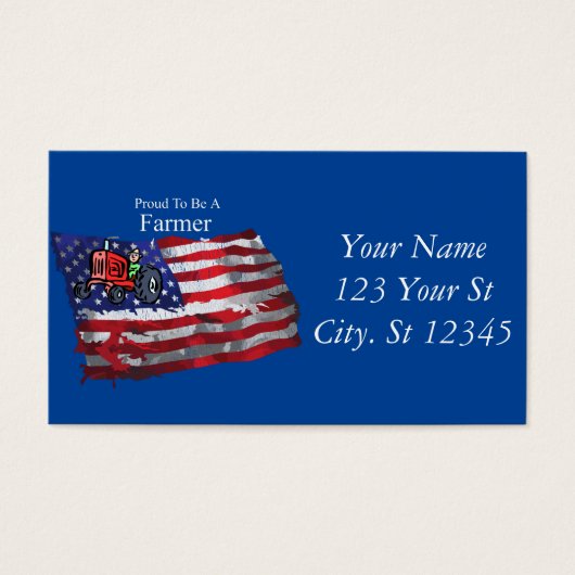 愛国的誇りを持った農家フラッグThunder_Cove (正面)