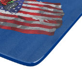 愛国的誇りを持った農家フラッグThunder_Cove カッティングボード (角)