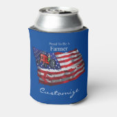 愛国的誇りを持った農家フラッグThunder_Cove 缶クーラー (缶裏面)