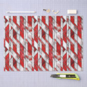 愛国的赤と白ステンドグラス7月4日 薄葉紙 (クラフト)