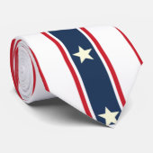 愛国的赤白青スター米国旗7月4日 ネクタイ (ロール)