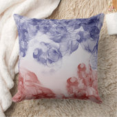 愛国的赤白青抽象芸術 クッション (ブランケット)