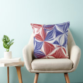 愛国的赤白青抽象芸術 クッション (椅子)